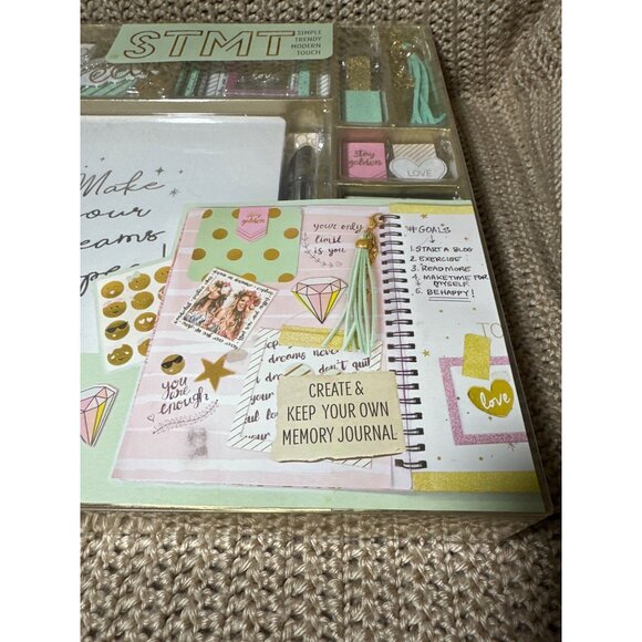 STMT Simple Trendy Modern Touch DIY Journaling Kit Stickers Journal Tape & More - Picture 5 of 7